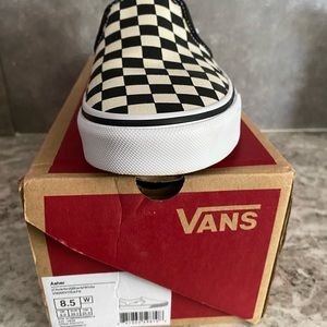 New checkered vans